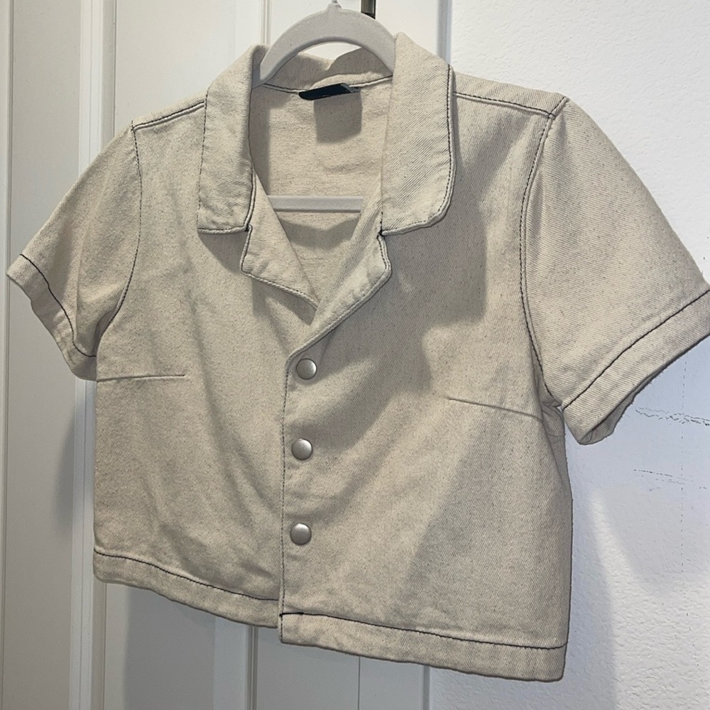 Miou Muse Cream Top